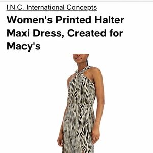 INC maxi dress